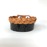 Butterscotch Weave Skinny Braided Bracelet