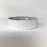 White Cobra Skinny Cuff