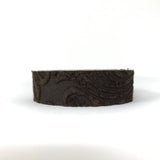 Etched Daisy Skinny Cuff