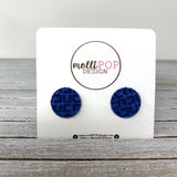 Leather Circle Studs