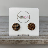 Leather Circle Studs