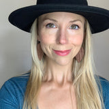 Braided Pinched Petal Leather Earrings