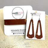 Dark Cinnamon Cork Skinny Cuff