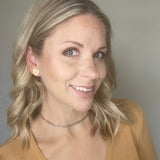 Lookin’ Up Orange Hexagon Cork Studs