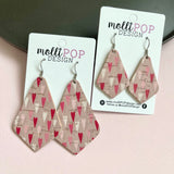 Heart Cork Chloe Teardrop Earrings