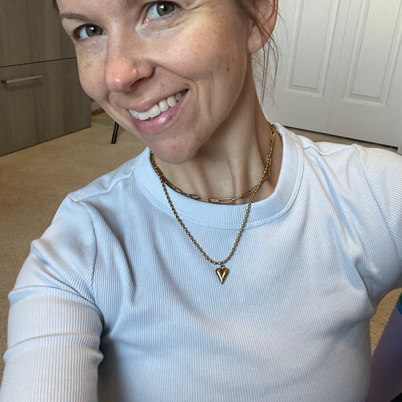 Gold Heart Necklace