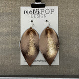 Rose Gold Foil Pinched Petal