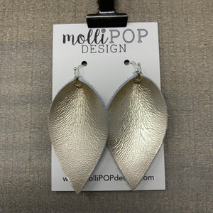 Platinum Foil Pinched Petal