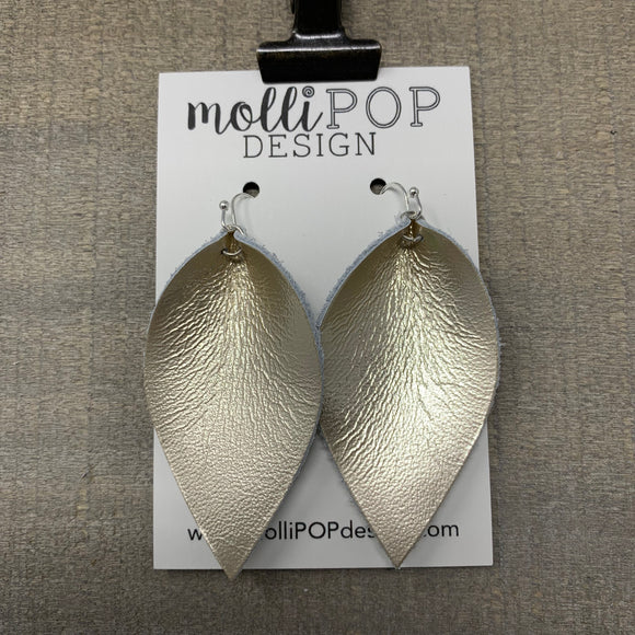 Platinum Foil Pinched Petal