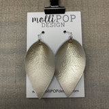 Platinum Foil Pinched Petal