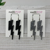 Silver Sparkle Lightning Bolts