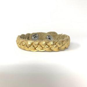 Metallic Braided Bracelet