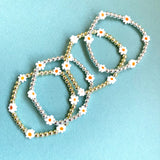 Daisy & Beads Mixed Bracelet