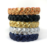Metallic Braided Bracelet