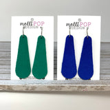 Suede Long Teardrop