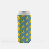 Lemon Zest for Life Skinny Koozie